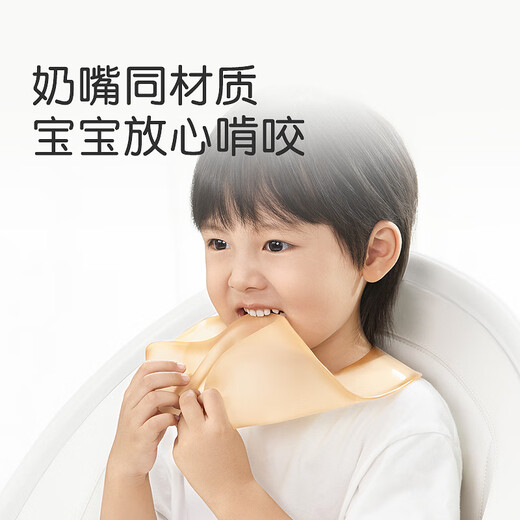 Shixi silicone bib baby eating waterproof smock baby food supplement bib saliva napkin children's anti-splash clothing student tableware