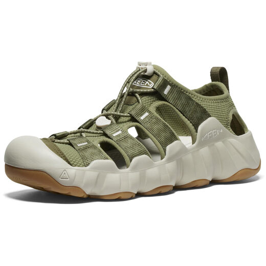 KEEN Men's Outdoor Creek Sandals Closed Toe Breathable and Comfortable Multi-Sport Martini Olive/Taupe Square 42.5 (9.5 US)