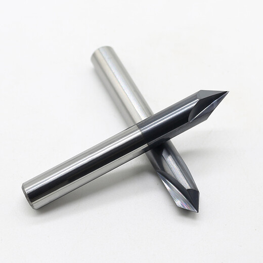 Cabos 60 degree 90 degree 120 degree tungsten steel chamfering milling cutter for alloy coated steel CNC carbide 3-edge bevel edge chamfering round hole chamfering cutter tool 6*50*60 (for steel)