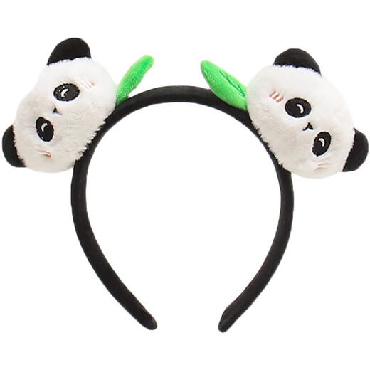 Ruixi Cute Panda Headband Travel Photo Cartoon Doll Headwear Performance Funny Headband Face Wash Hair Accessory Birthday Gift Panda Headband 1 Pack