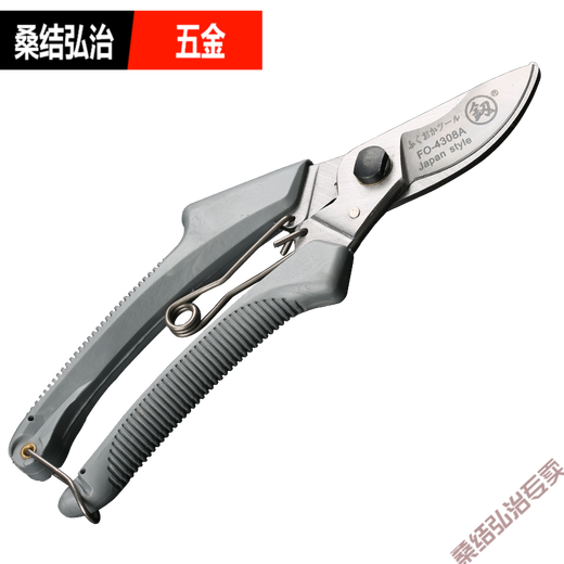 Fruit tree scissors, a good tool, Japanese-style Fukuoka thick branch shears, fruit tree scissors, flower and plant gardening pruning household FO-4312 boutique garden shears