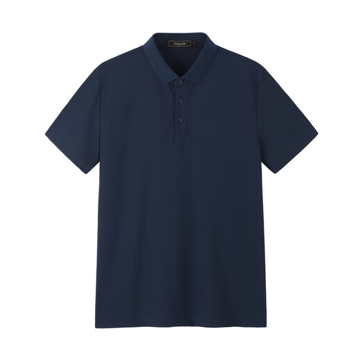 YOUNGOR POLO Men's Summer Young Men's Business Casual Short-Sleeved POLO Shirt Navy M