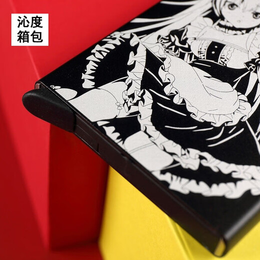 沁度金属卡包自动弹出式卡包男女动漫卡套身份证银行防消磁卡夹盒学生 洛丽塔