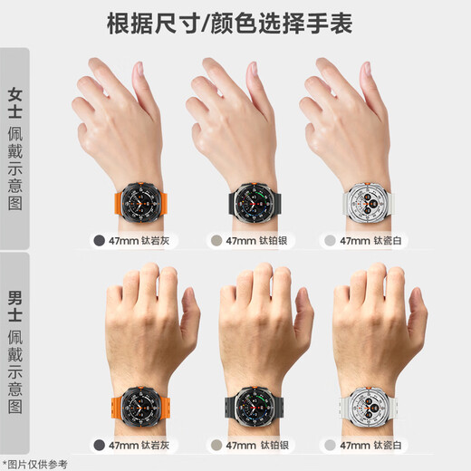 Samsung Samsung [National Subsidy] Watch Ultra Smart Watch/eSIM Call/Sports Watch/47mm Titanium Porcelain White Men's and Women's Watch