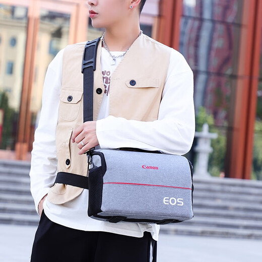 Zhenfenghe Multifunctional Canon Camera Bag SLR Micro Single Shoulder Nikon Sony Waterproof Photography Bag Large Capacity Drone Bag Waterproof Black Canon-Small