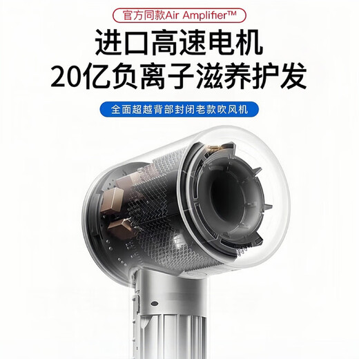 Ross Dyson high-speed hair dryer HD15 household high wind power 2300 watts leafless negative ion hair care does not hurt hair quick drying silent hair dryer constant temperature lover gift rose red single nozzle - 1.8 meters (2300W) gift box