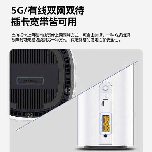 中兴G5 Pro 5G CPE MC8512移动随身WIFI7全网通企业工业级路由器插卡上网/2.5G网口/无线宽带/办公直播 中兴G5 pro+一年套餐 | 月享1500g 【2024旗舰新品】送1500G体验流量