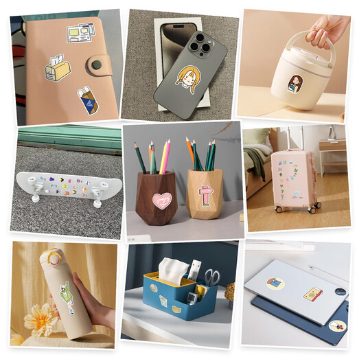 101 Sanrio Cartoon gemischte süße Aufkleber DIY-Handbuch für Reisebox Skateboard Foto Album Stationery Water Cup Laptop Sticker Selbstklebende wasserdichte Dekoration 50 Sanrio Mix-1048x 4-5cm