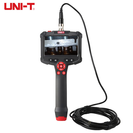 Uliide Endoscope Industrial Grade Visual High Definition Camera Car Repair Sewer Pipe Peep Detector Waterproof Probe UT665P Single Lens Lithium Battery Model/With 1 Meter Cable