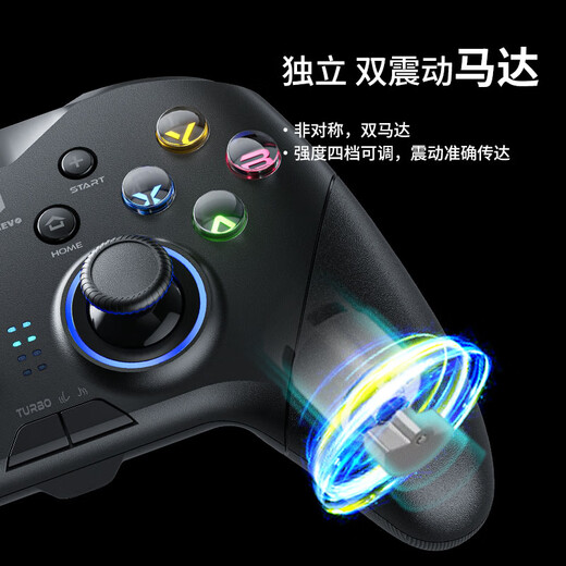 Mechanical Revolution Yao C510 Game Controller Wireless Bluetooth Somatosensory Switch-like Xbox Structure Dual Vibration Motors Macro Programming Adapted to Computer TV Black Myth Wukong Macro Programming + Dual Vibration Motors + Wired Yao C310HA