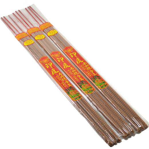 Luxu Orange 12-hour Laoshan Sandalwood for Buddha Long-lasting Incense Temple High Incense Coarse Incense Indoor Household Gold Smokeless Threaded Fairy Home Incense Smoke-free 12-hour 60% sandalwood gold incense 9 pieces If you buy 3 pieces + 1 piece, it will burn for about 10 hours