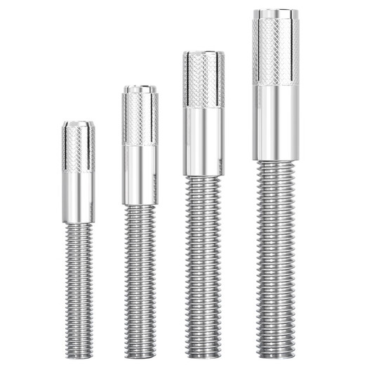 Fengji 304 stainless steel partitions with internal expansion screws to tie invisible bolts hardware accessories extra long wall bracket screws M8*190 2 sets