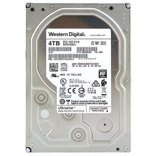 Western Digital (WD) enterprise-class desktop mobile hard drive 3.5 inches, 7200 rpm, high-speed and large-capacity external storage, black USB3.0 interface CMR mechanical hard drive, compatible with Mac 10TB Green Link hard drive enclosure + Western Digital enterprise-class server hard drive