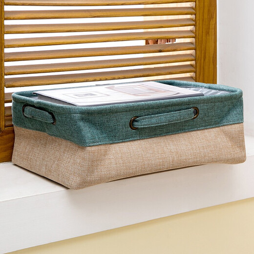 Quanyou Home Fabric Storage Box Three-piece Set Foldable Storage Box Basket Dormitory Artifact KS Storage Three-piece Set