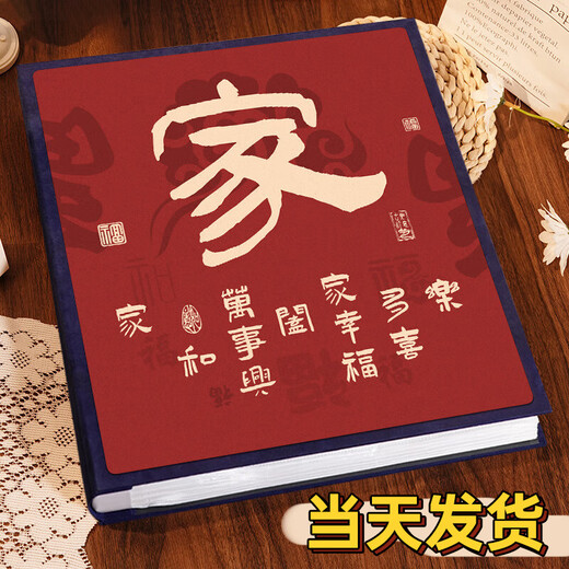 开亿大相册本大容量纪念册家庭1000张插页567810寸照片情侣宝宝成长6寸相册混合尺寸定制收纳册影集 家新款-90%选择 送礼盒-混装2-10寸1066张【横竖/塑封】