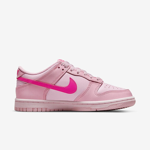 耐克（NIKE）Dunk Low GS粉色 大童/女款 潮流复古低帮休闲板鞋 DH9765-600 36.5