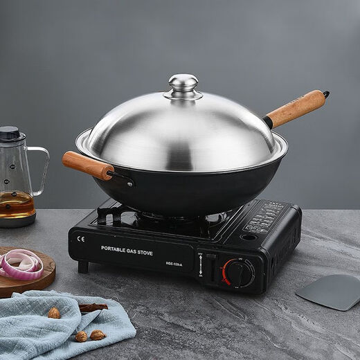 Jieshunxing 304 stainless steel pot lid household high arch cooking pot lid universal round can stand thickened height 32cm thickened version (actual 31.5cm) 32cm