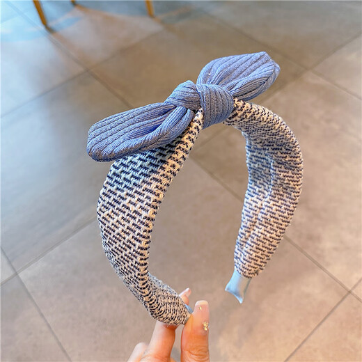 Tang Funi Korean version three-dimensional rabbit ears wide headband new simple versatile baby little girl headband hairpin headdress pink