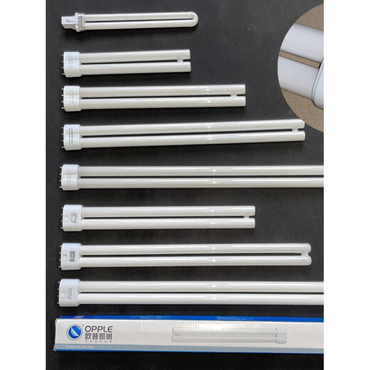 Op fluorescent tube living room long flat four-pin light bulb 24 watts 36w18W bathroom heater YDW55w white light Philips D. old model Op 55W4000K yellow light length 53 cm other x white