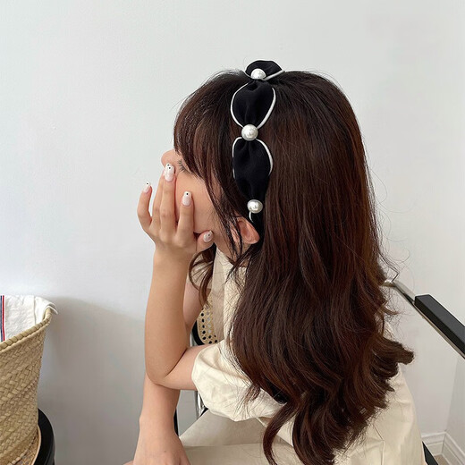Xiangwan hairband, hairpin, pearl hairband, women's high skull headband, women's face-washing and going out press hairband, headwear, versatile headband