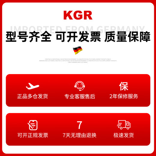 KGR importiert Hochgeschwindigkeit 6200 6201 6202 6203 6204 6205 6206RSZ Staubdicht und wasserdichtes Lager 6206-z/P4 Eisenversiegelung (30*62*16)