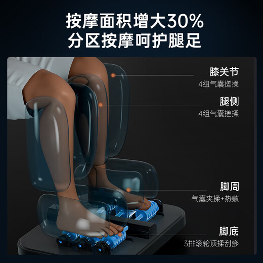 Westinghouse CE certified S610 home smart electric massage chair full body kneading space capsule 2025 top ten massage chair brands rocking chair S620 upgraded version for the elderly Glacier White If you are afraid of pain in massage, choose it