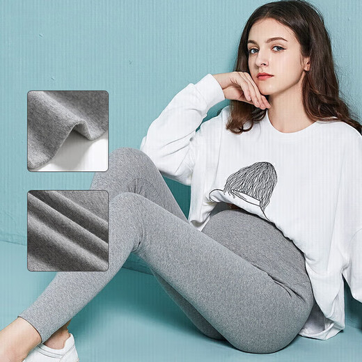 JOYNCLEON maternity pants spring and autumn leggings outer wear sports yoga safety casual pants black L Jyk169925