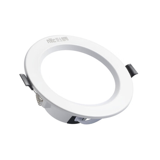 NVC lighting LED recessed downlight opening 7.59 12.515cm6w10w12w18w2.5 inches 4 inches 6 inches white edge 6 watt white light opening 7-8.5CM