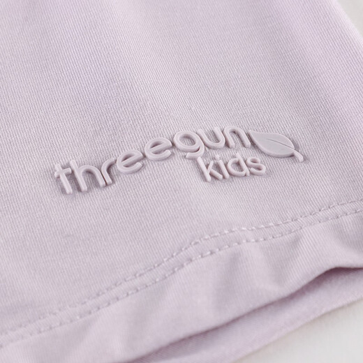 Pack of 3 guns and 3 pieces Class A antibacterial modal girls and children's students' flat underwear 59074B0 white+pink+purple 160