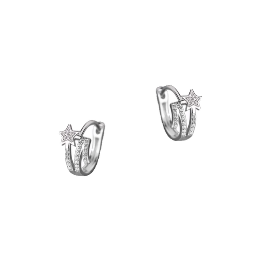 Nilan platinum earrings PT950 earrings for women Meteor fashion Korean style ear jewelry for girlfriend’s birthday Meteor earrings