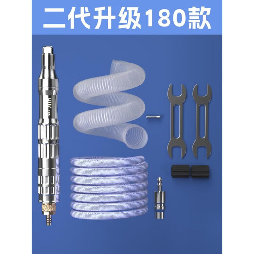山头林村气动打磨机风磨笔气磨工业级不锈钢3柄小型气动打磨抛光雕刻工 S6636大扭力版打磨针小