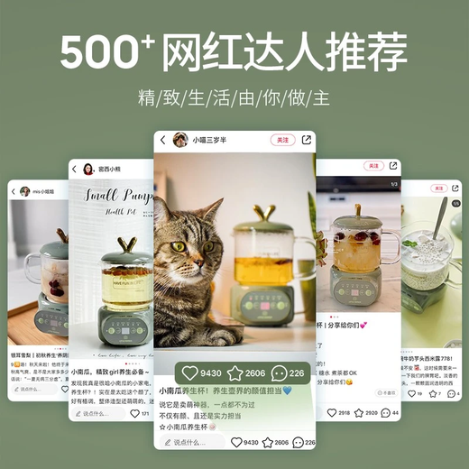 Little Pumpkin Health Kettle, Mini Constant Temperature Tea Kettle, Office Large Capacity Healthy Electric Stewing Cup, Flower Tea Maker, Small Electric Hot Water Cup, Hot Milk Artifact for One Person, Porridge and Kettle, Cute Fashion Health Cup, Full Glass 0.6L