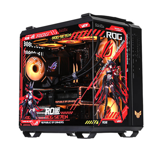 ASUS interest-free installment 24 RTX5080/5090D graphics card AMD Ryzen 9800X3D host ASUS rog family bucket Black Myth game console assembly computer R7 9800X3D + ASUS RTX5090丨Configuration five
