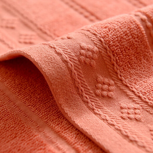 Ctdma pure cotton towel face towel for all seasons, adult men and women, absorbent and lint-free face towel, holiday gift towel, absorbent and soft, one orange