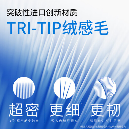 Lion Fine Tooth Cleaning Toothbrush, 2 Thousand-Bristles Soft Bristles, Fine-Bristled Interdental Brush, Cleaning Toothbrush for Adults