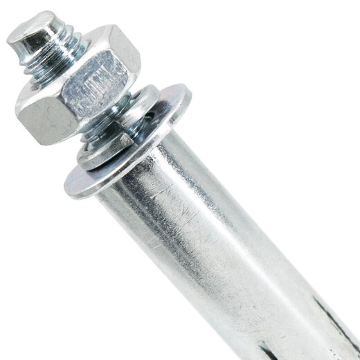 Bingyu bx-28 4.8 grade blue and white zinc expansion bolt GB22795 expansion screw M8*60 (30 pieces) 4.8 grade galvanized expansion screw