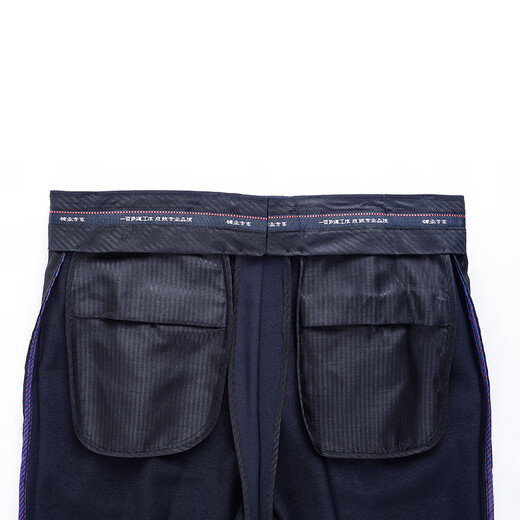 Ayo Fat Autumn and Winter Business Large Size Suit Pants Men's Anti-wrinkle No-Iron Double-pleated High-waisted Deep Casual Pants Navy Blue 40/3 Feet