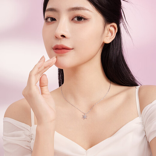 Saturday Fu PT950 platinum necklace for women B0612596 about 4.06g 40+5cm birthday gift