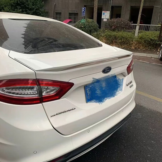 He Jiagong suitable for 13-20 Mondeo rear wing 07-15 winning rear wing modification without punching top wing carbon fiber 13-20 model Tanzanite Blue