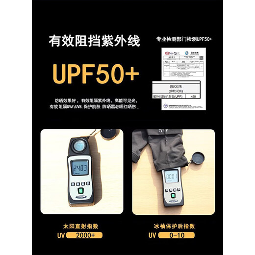 Memaru sunscreen ice sleeves men's summer sleeves hand sleeves ice silk arm guards arm thin gloves outdoor driving sleeves breathable and loose dark gray regular size sleeves 90-150 Jin Jin equals 0.5 kg