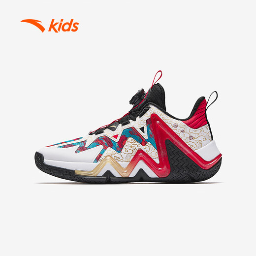 ANTA children's sports shoes for boys 2026 spring wear-resistant practical cushioning knob reverse scale basketball shoes A12511108J