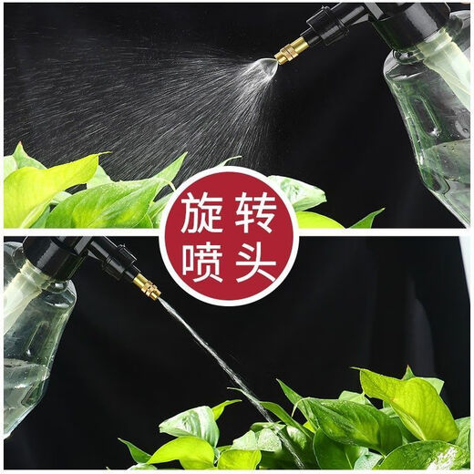Manual pneumatic flower watering can, watering can, watering can, sprayer, watering can, shower small watering can, 1 high-grade gray pressure model 1.8 liters