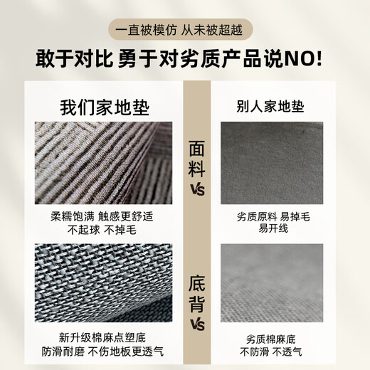 
Entry door floor mat 2024 new style entrance door foot mat anti-slip and dirty door exterior door mat porch carpet Gray-15271 80cm*120cm [small size in the entrance door]
