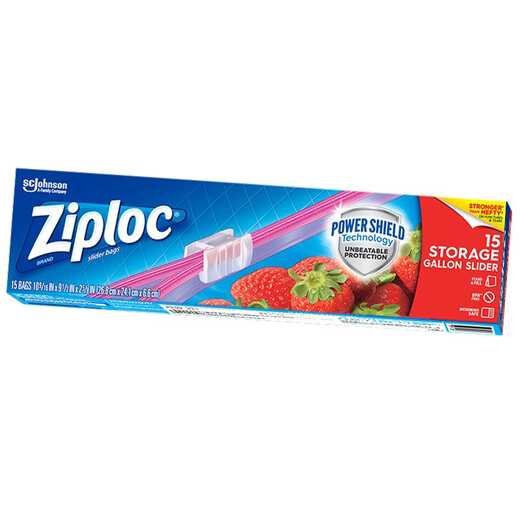 Ziploc zipper food sealing bags 15 large reusable storage bags moisture-proof bags