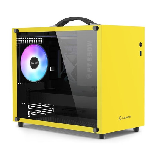 Jingyue Core i3 12100F/i5 12400F/no graphics card computer console game ITX mini host desktop computer eating chicken LOL Yongjie game console DIY assembly machine configuration two i5 12400F/no graphics card/16G/500G with Jingyue RTX3060 12G