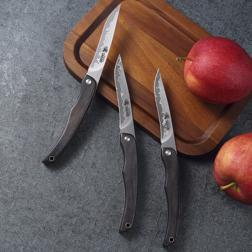 Sanbonsheng fruit knife folding knife paring knife imported from Japan powder steel steak knife portable outdoor picnic camping knife