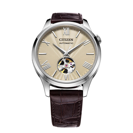 CITIZEN watch men's Japanese and Korean watch automatic mechanical dial belt retro student New Year gift NH9130-17A