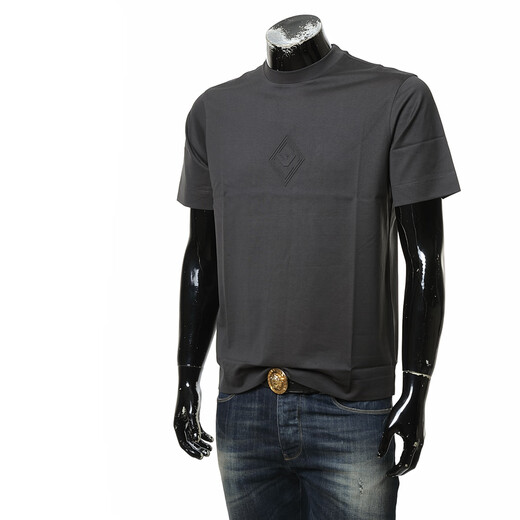 ARMANI/阿玛尼 EA 男士鹰标时尚休闲短袖T恤 EM001040 AF13669 卡其 U1098 XL