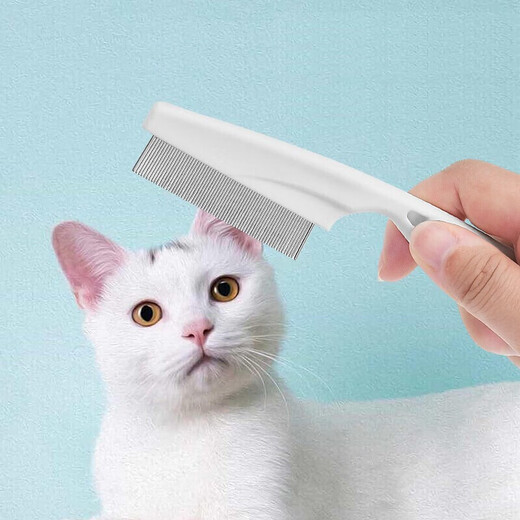 Hanhan paradise dog comb, flea removal cat comb, cat brush, hair removal comb, dog hair brush, pet hair comb, flea comb white
