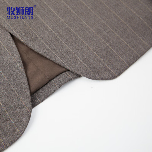 Mushilang suit men's slim business professional formal suit men's fashion suit groomsmen suit groom suit wedding dress